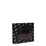 Set Portafoglio e Portachiavi in Vera Pelle Nero