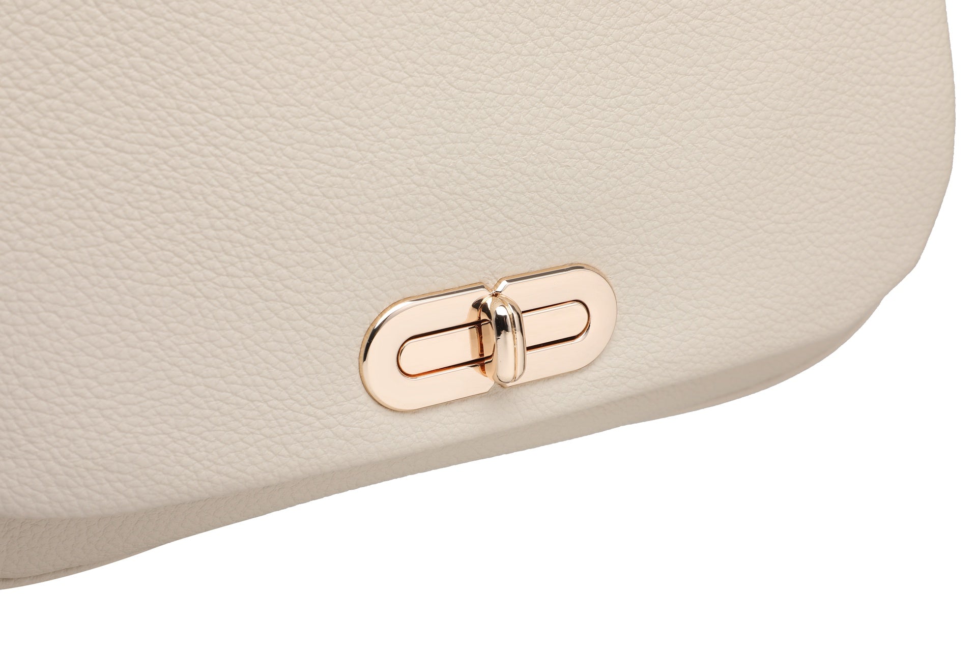 Borsa a Mano in Polyurethane Beige