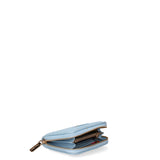 Damengeldbörse aus veganem Leder, Blau