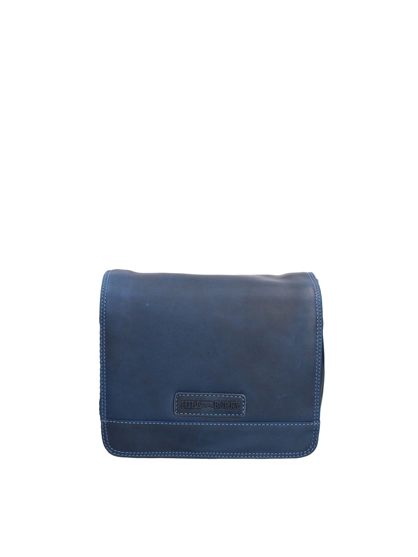 Borsa a Tracolla in Vera Pelle Blu
