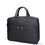 Dunkelblaue Tasche aus echtem Leder