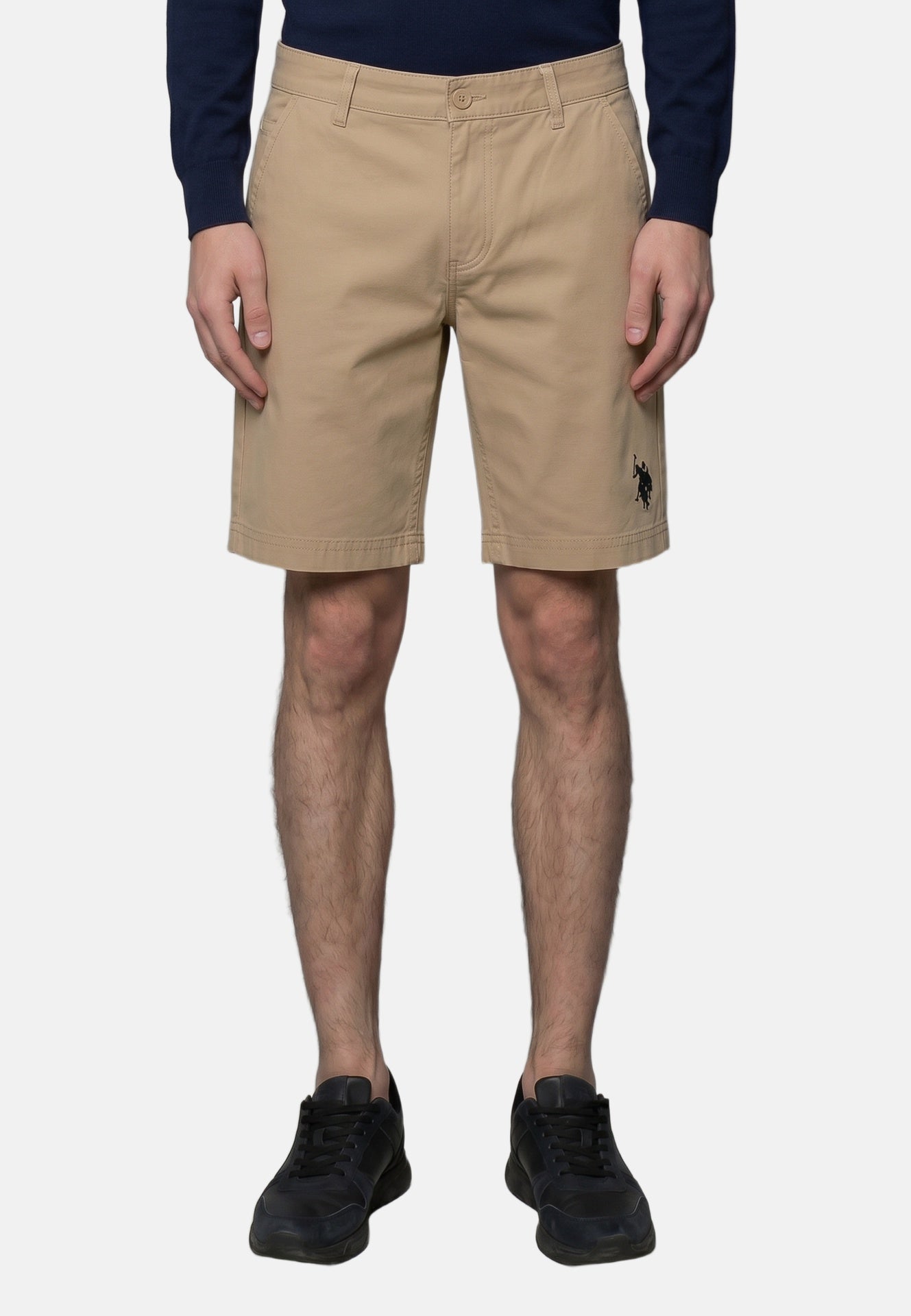 Pantaloncino in Cotone Beige U.S. POLO ASSN.