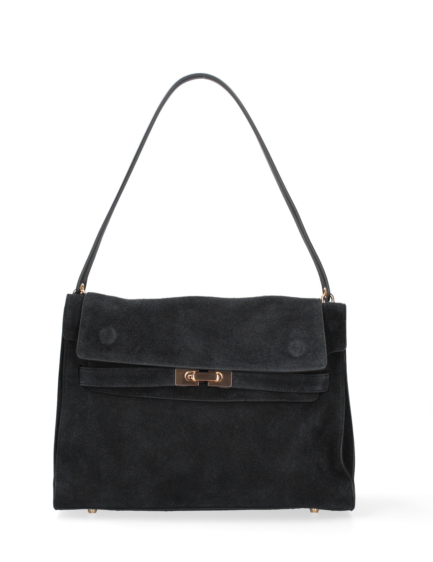 Borsa a Mano in Vera Pelle Nero Chiara Ferretti