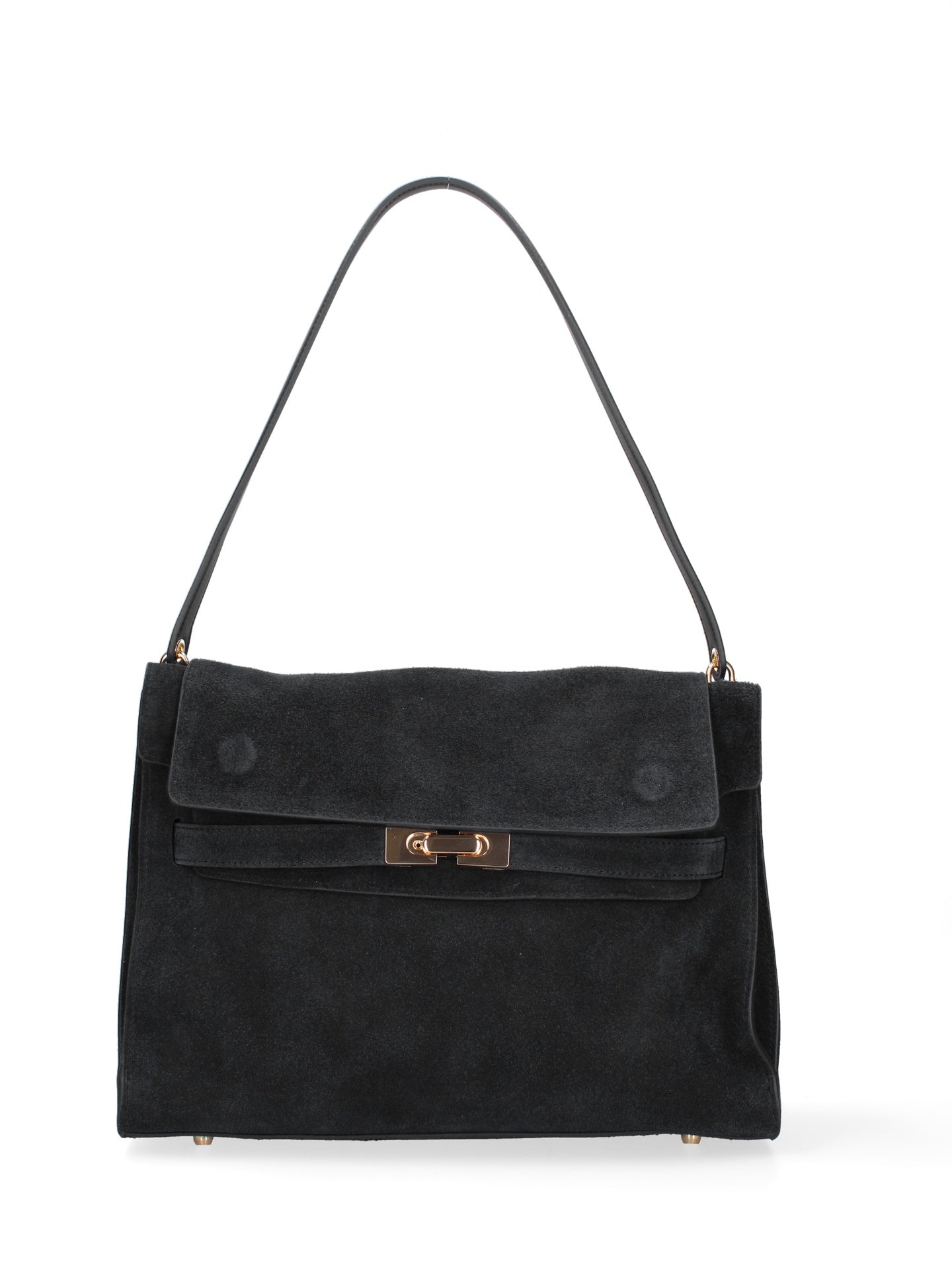 Borsa a Mano in Vera Pelle Nero Chiara Ferretti