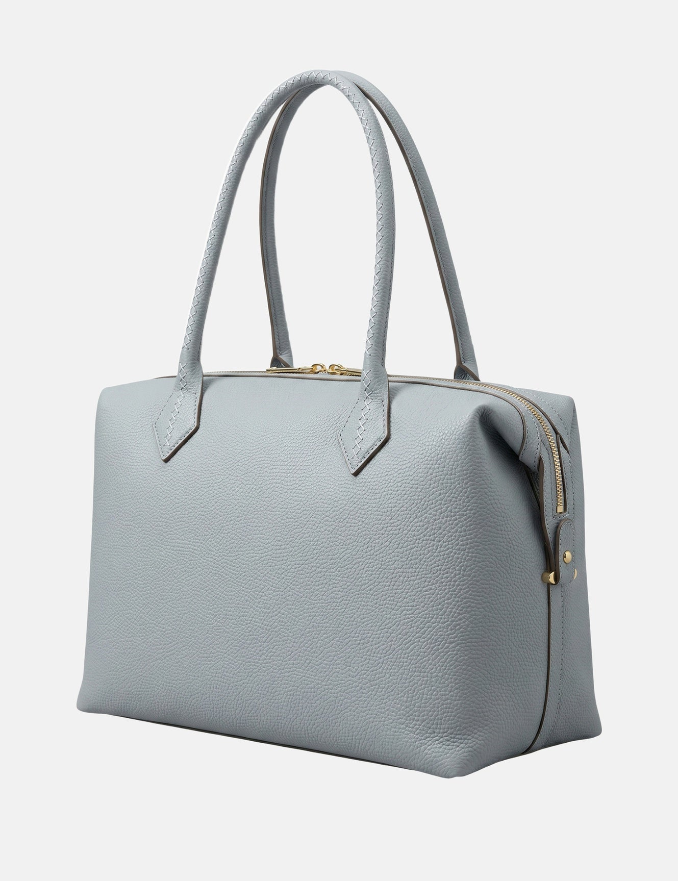Borsa a spalla in Pelle Vegana Azzurro