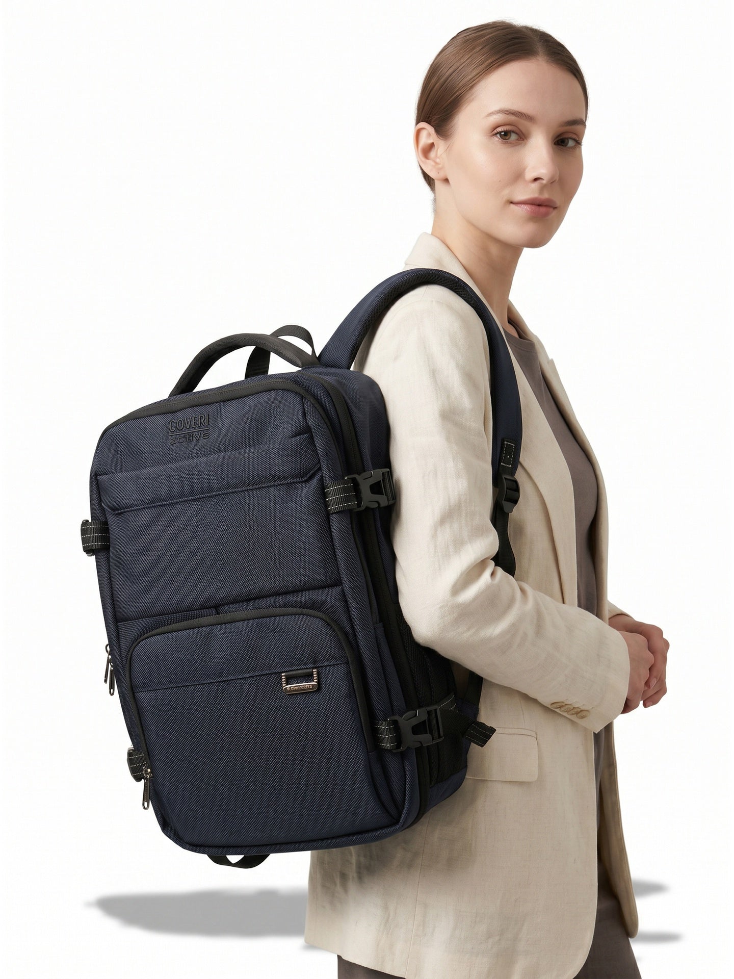 Zaino in Poliestere 100% Blu