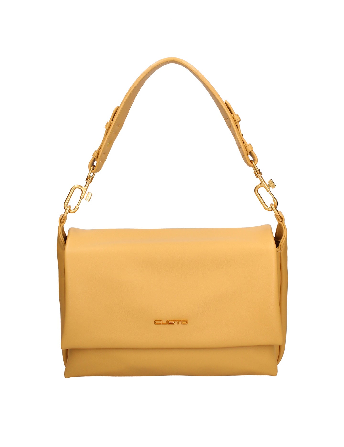 Borsa a spalla CUSTO - Mostarda