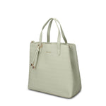 Borsa a Mano in Pelle Vegana Verde Acqua Pierre Cardin