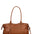 Borsa a Mano in Vera Pelle Cuoio Scuro Chiara Ferretti