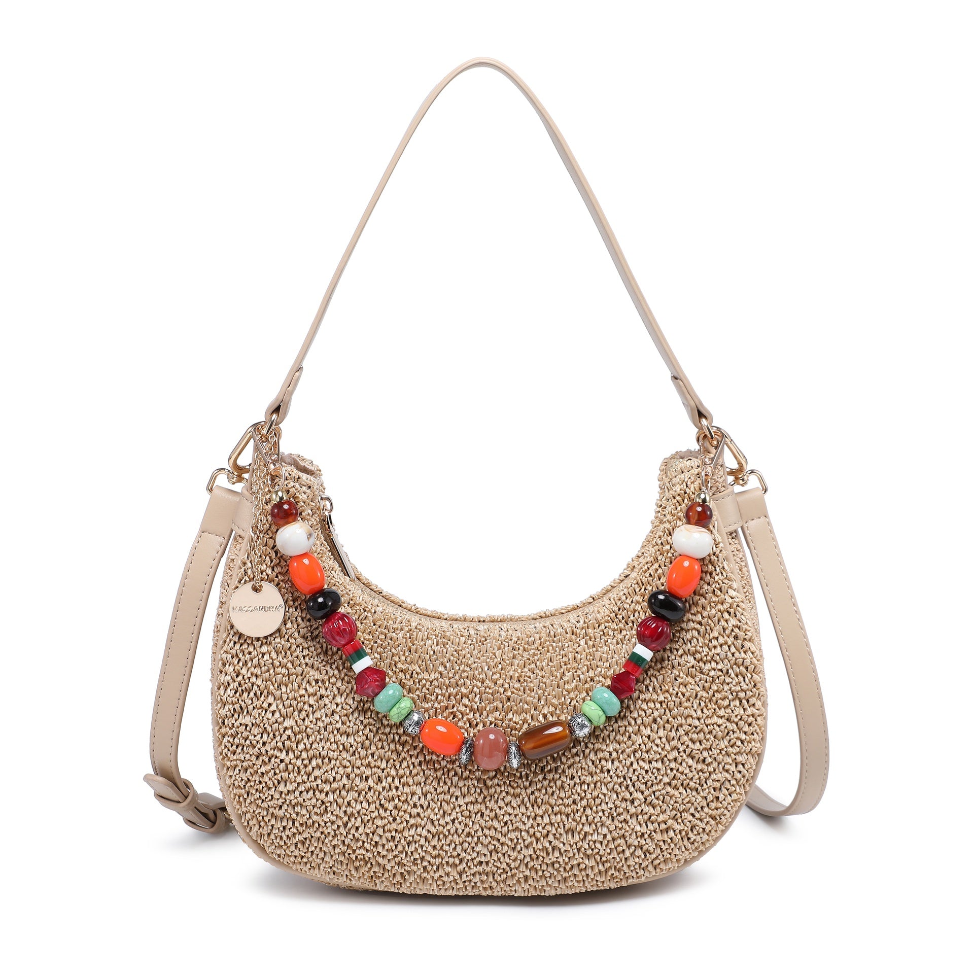 Borsa a Tracolla in Poliestere Beige Kassandra