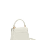 Borsa a Mano in Vera Pelle Panna