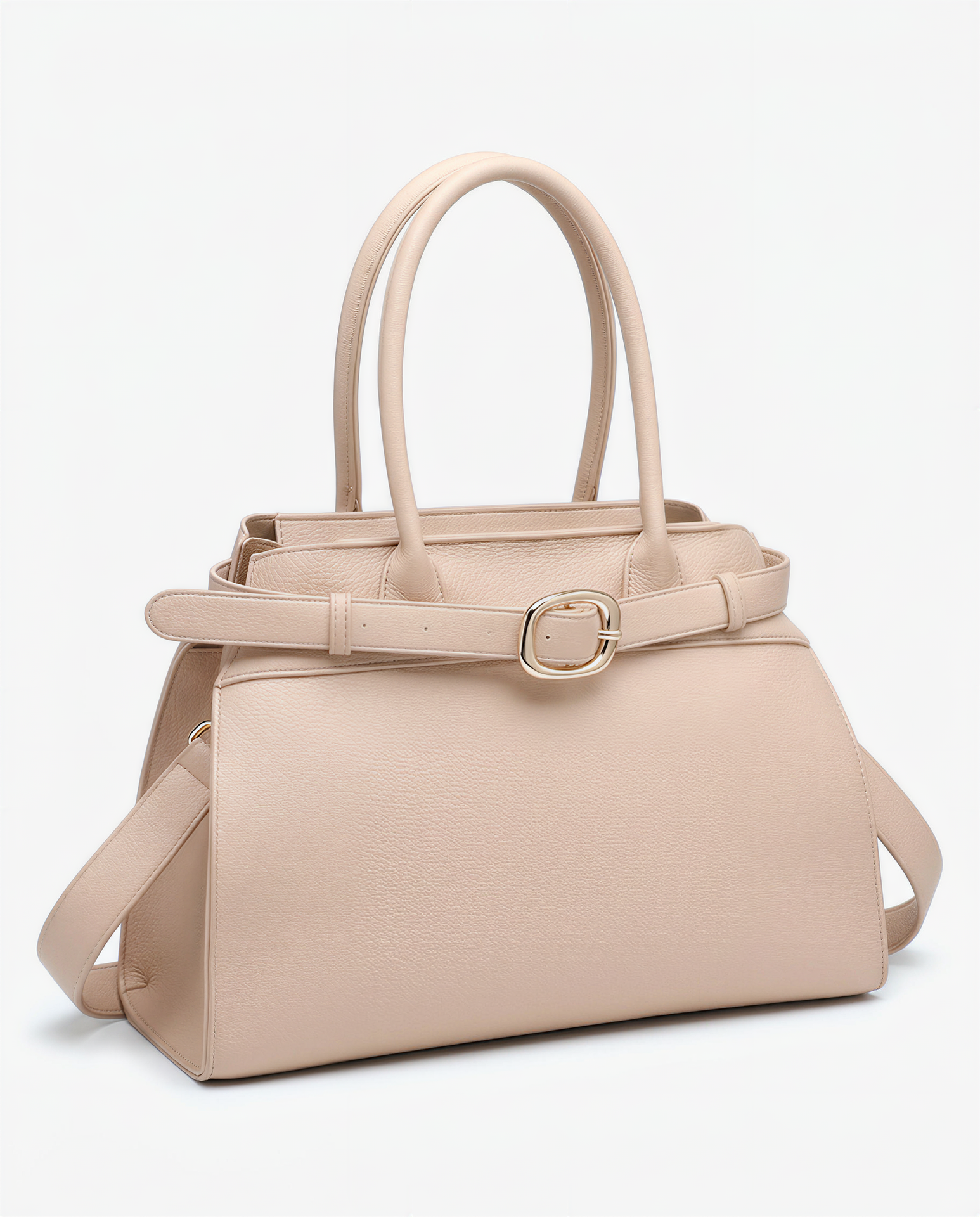 Borsa a Tracolla in Poliestere Beige