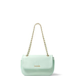 Borsa a Tracolla in Vera Pelle Celeste Braccialini