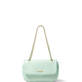 Borsa a Tracolla in Vera Pelle Celeste Braccialini