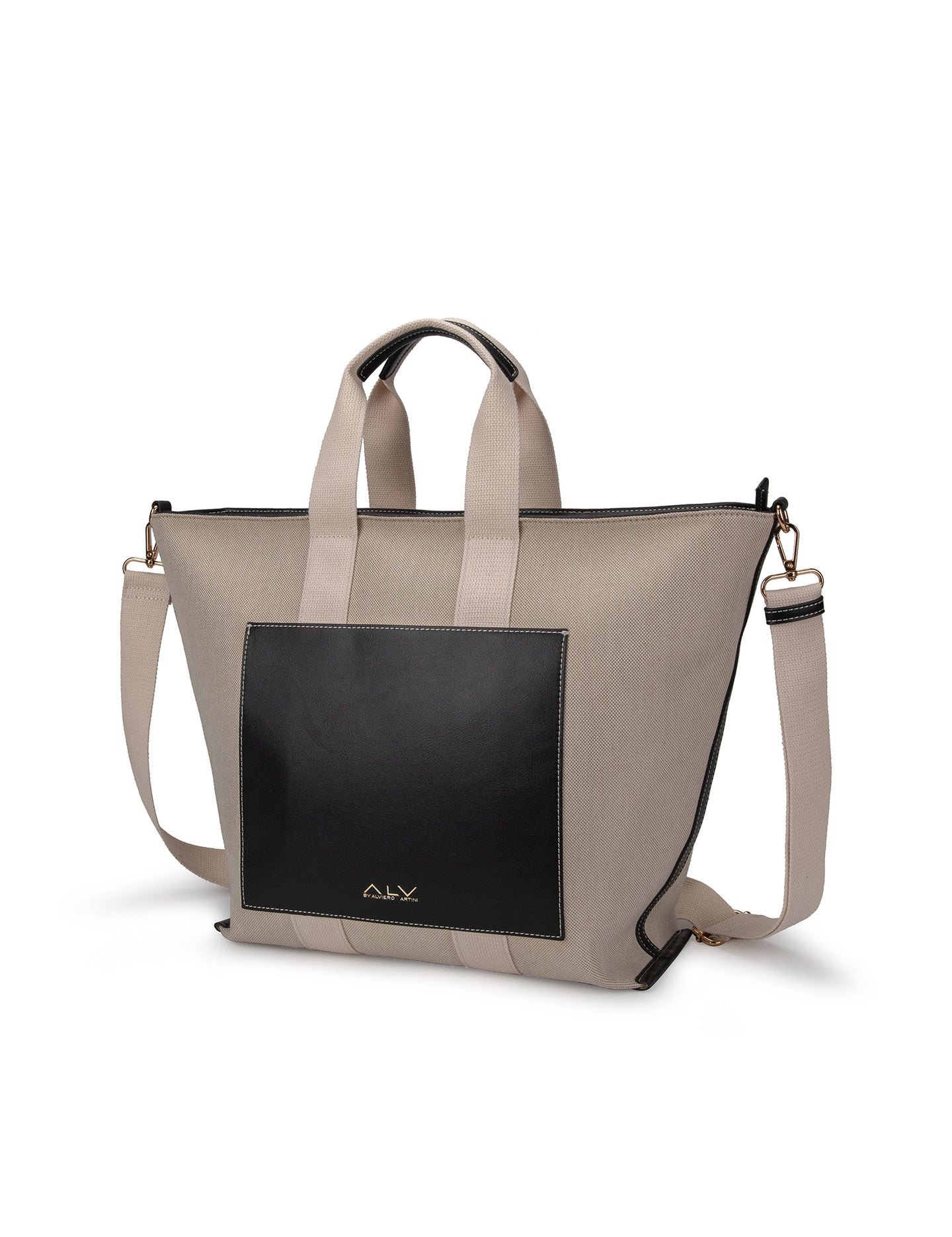 ALV Damen-Schultertasche – Schwarz