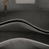 Borsa a mano in Pelle Vegana Grigio