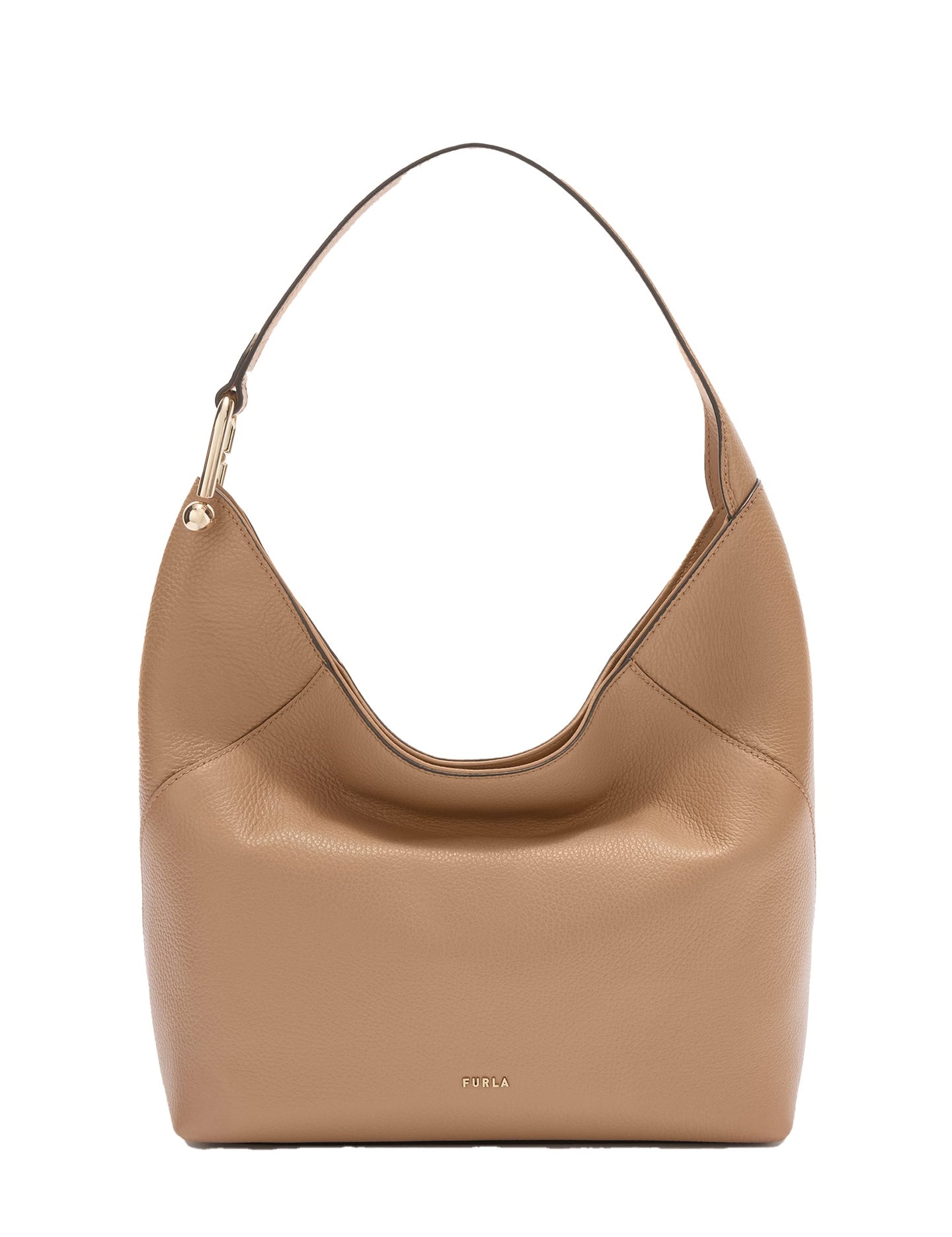 Borsa a Spalla in Pelle Sabbia Furla