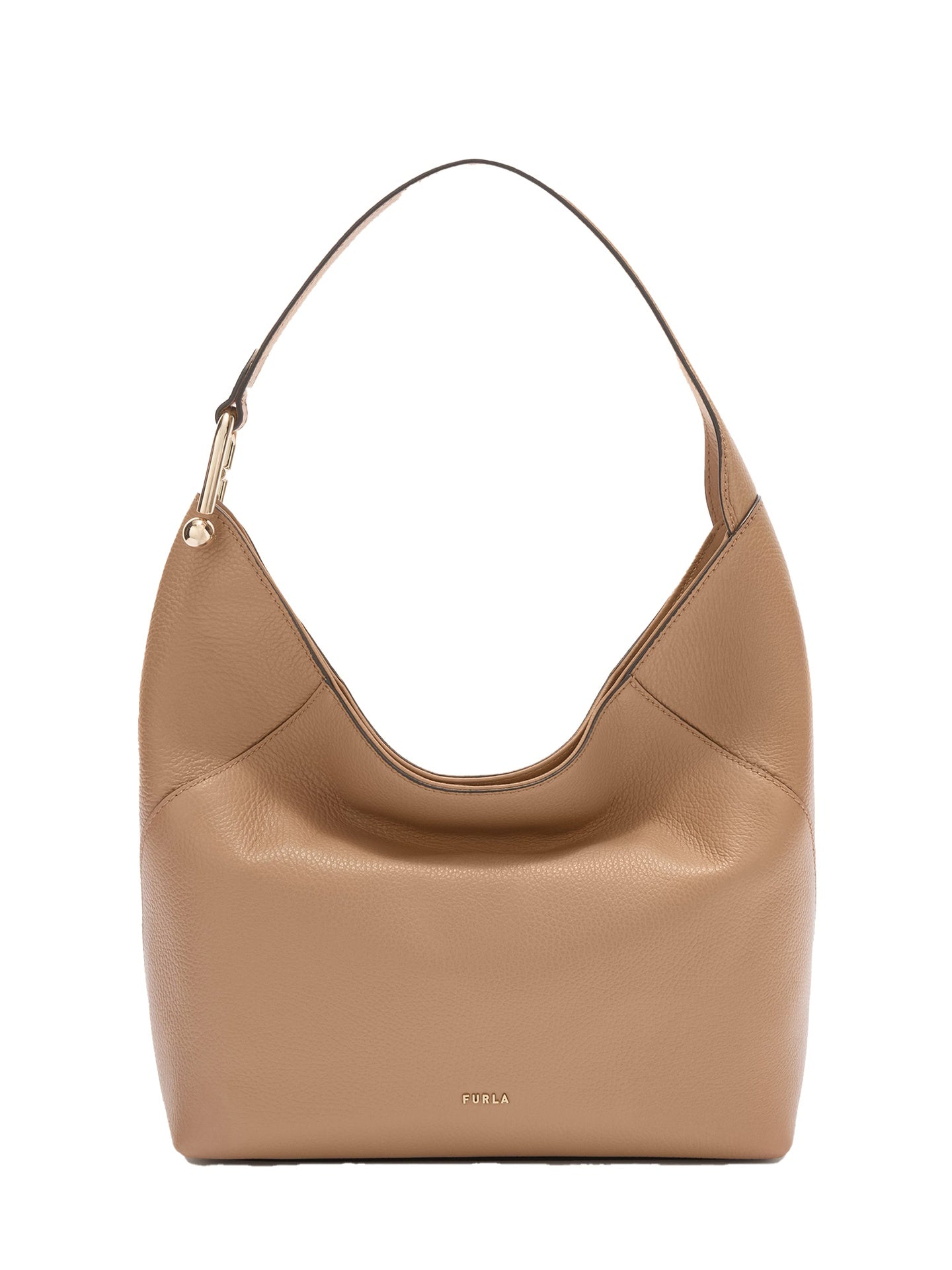 Borsa a Spalla in Pelle Sabbia Furla