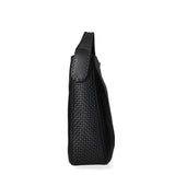 Borsa a Spalla in Vera Pelle Nero