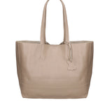 Borsa a Mano in 100% Cow Leather Cappuccino Chiara Ferretti