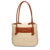 Borsa a Mano in Pelle Vegana Beige Pierre Cardin
