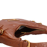 Borsa a spalla CUSTO - Marrone scuro