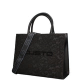 Borsa a spalla CUSTO - Nero