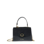 Borsa a Spalla in Vera Pelle Nero Pierre Cardin