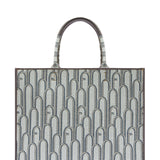 Borsa a Mano in Cotone Azzurro Furla