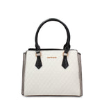 Borsa a Mano in Pelle Vegana Bianco Pierre Cardin