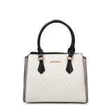 Borsa a Mano in Pelle Vegana Bianco Pierre Cardin
