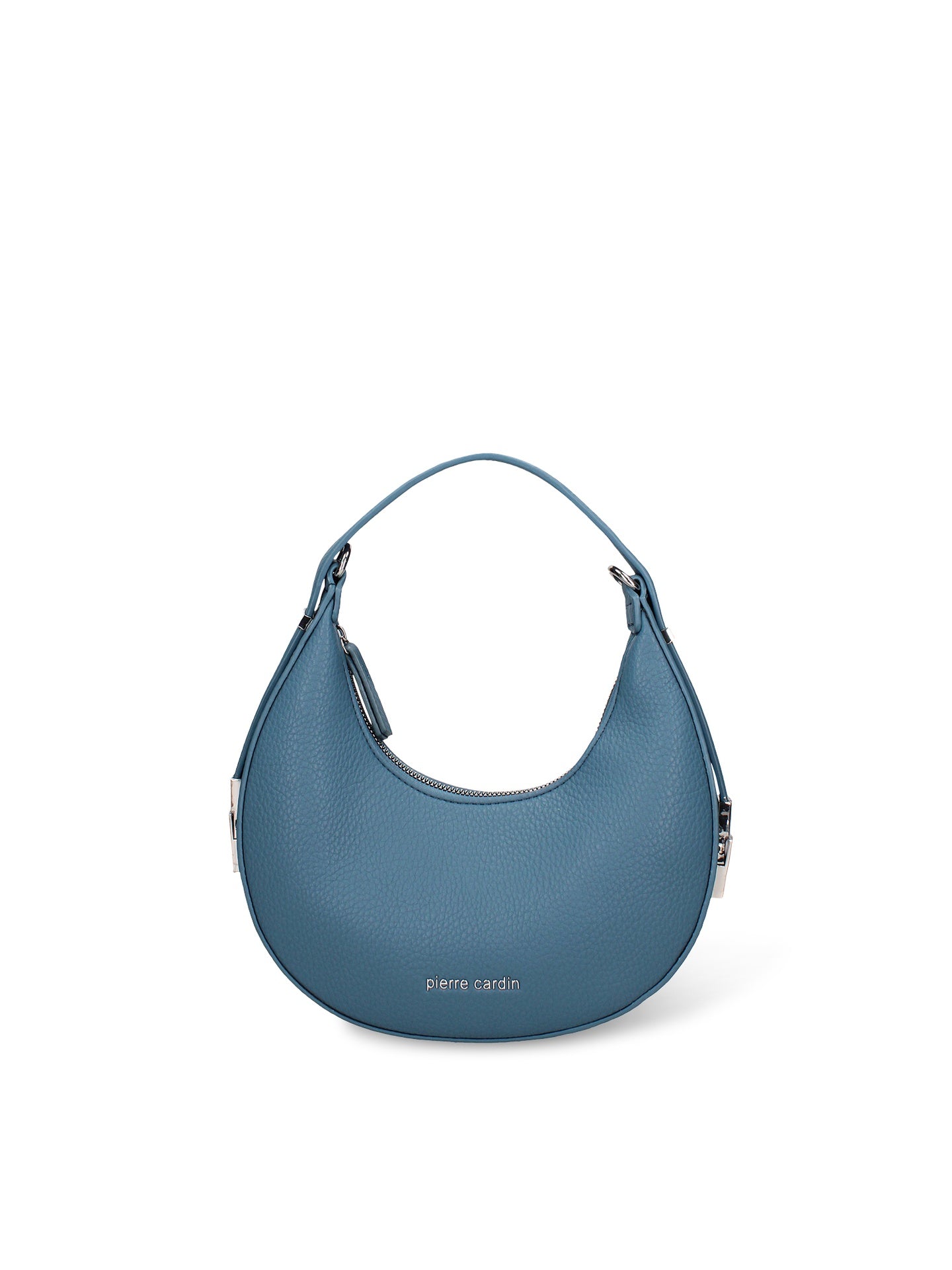 Borsa a Spalla in Pelle Vegana Blu Jeans Pierre Cardin