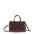 Borsa a Bauletto in Vera Pelle Cioccolato Pierre Cardin