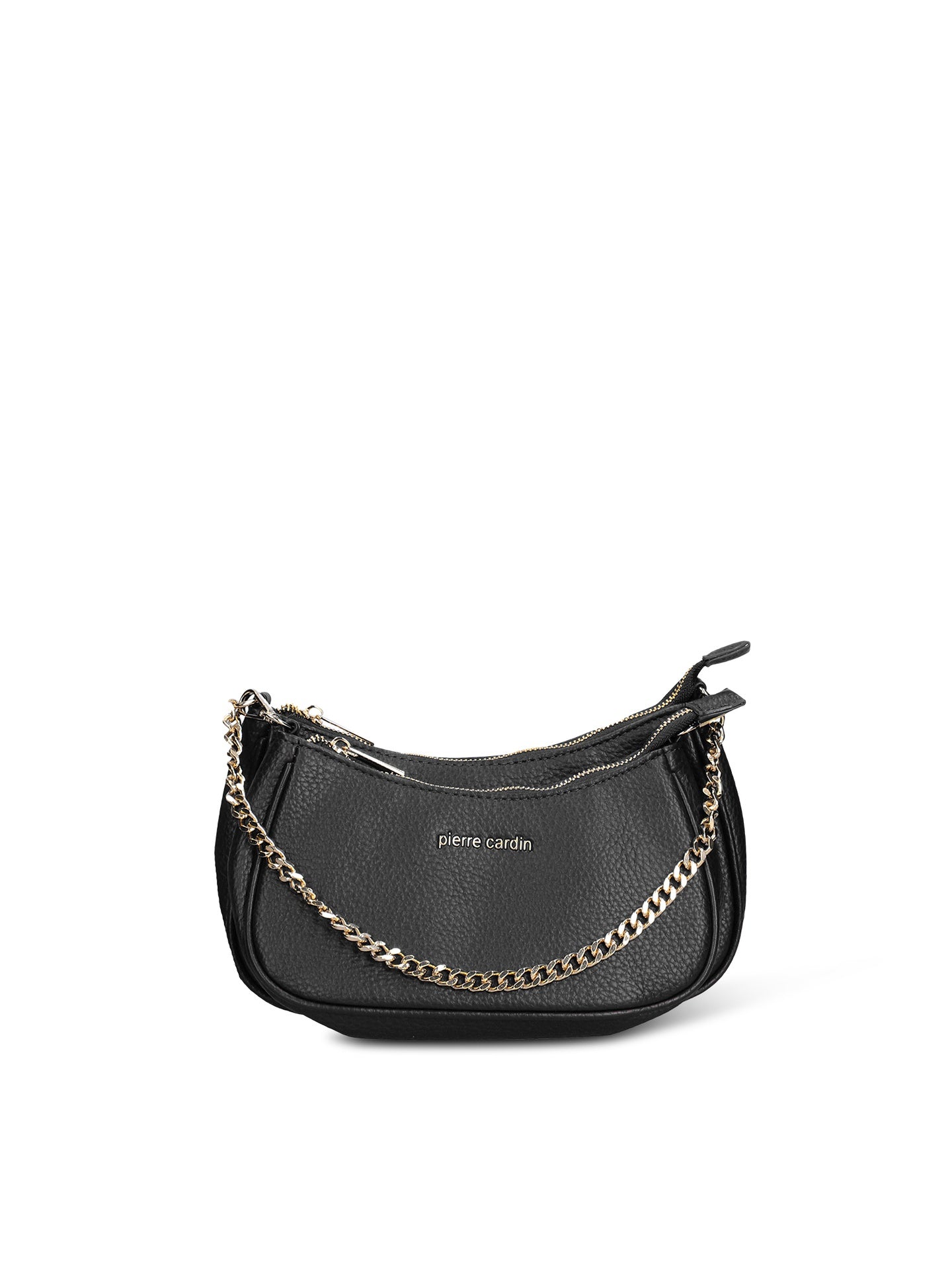 Borsa a Tracolla in Pelle Vegana Nero Pierre Cardin