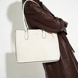 Borsa a Spalla in Pelle Vegana Beige