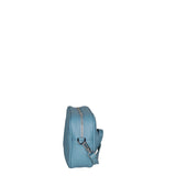 Borsa a Tracolla in Dollaro Leather Azzurro