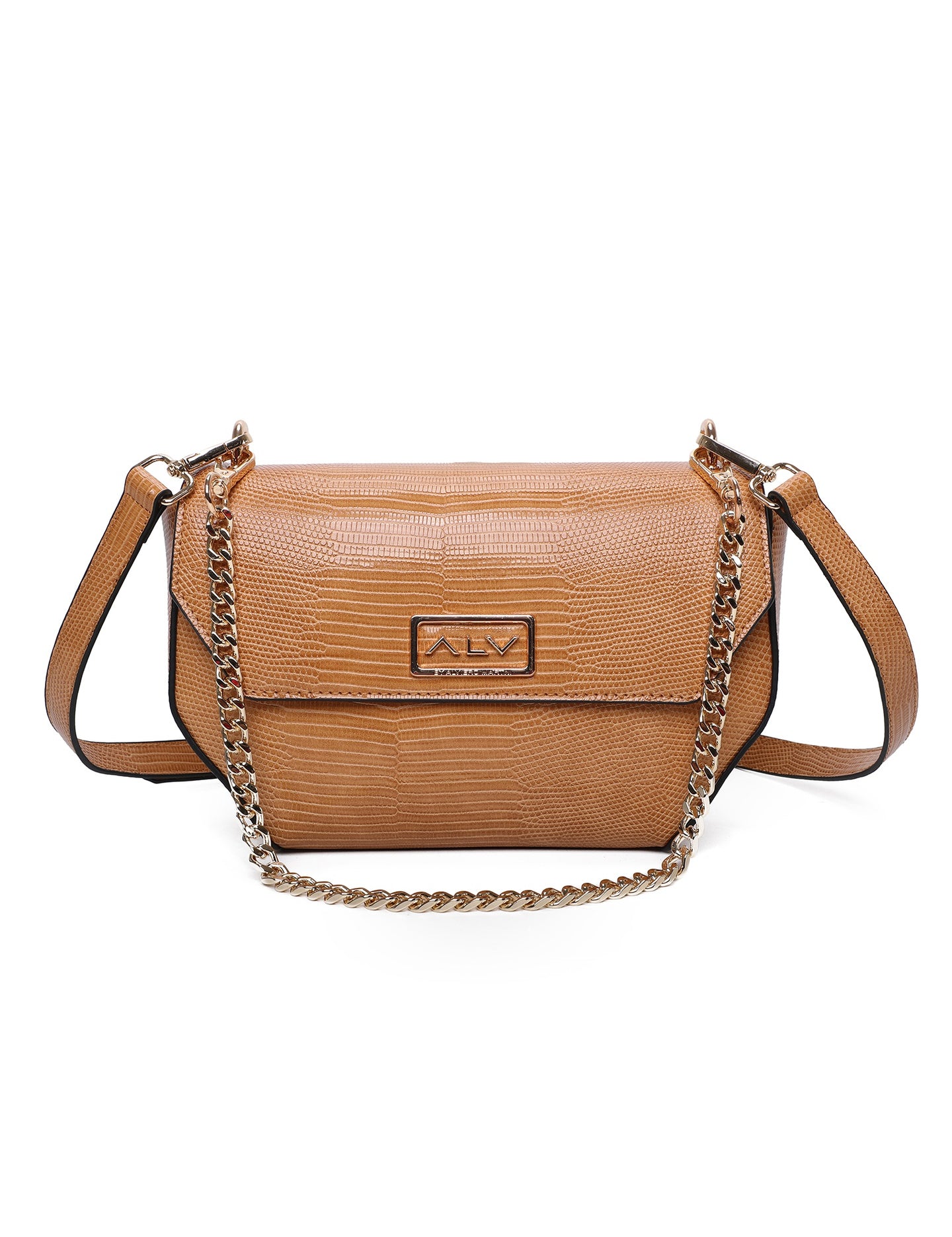 Borsa A Tracolla da donna ALV - Marrone Chiaro