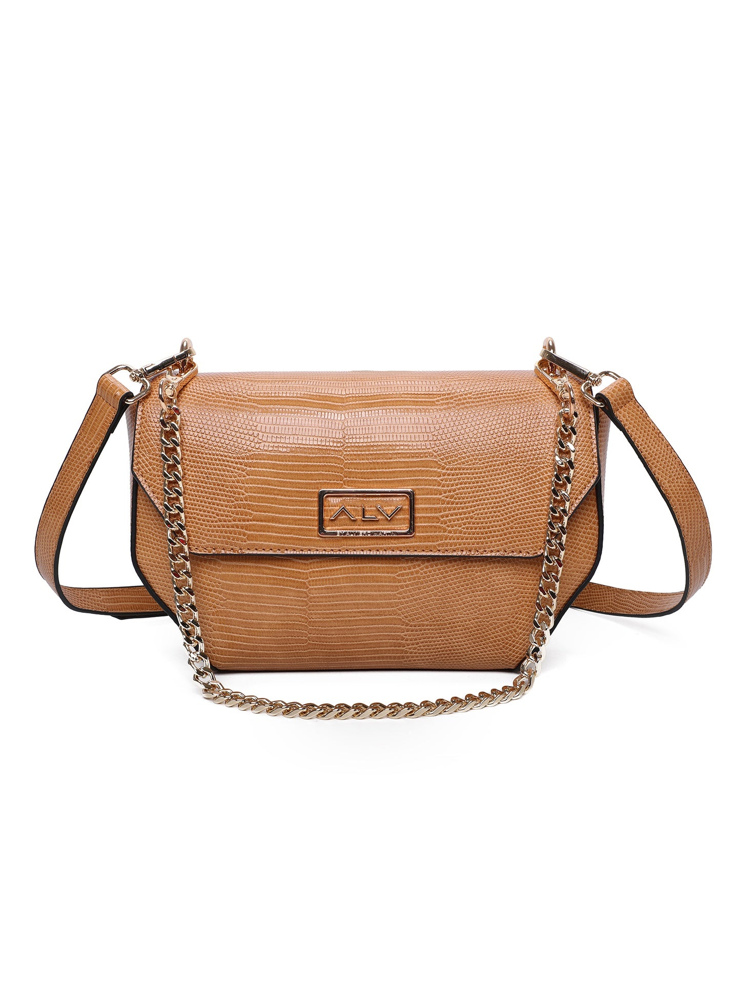 Borsa A Tracolla da donna ALV - Marrone Chiaro