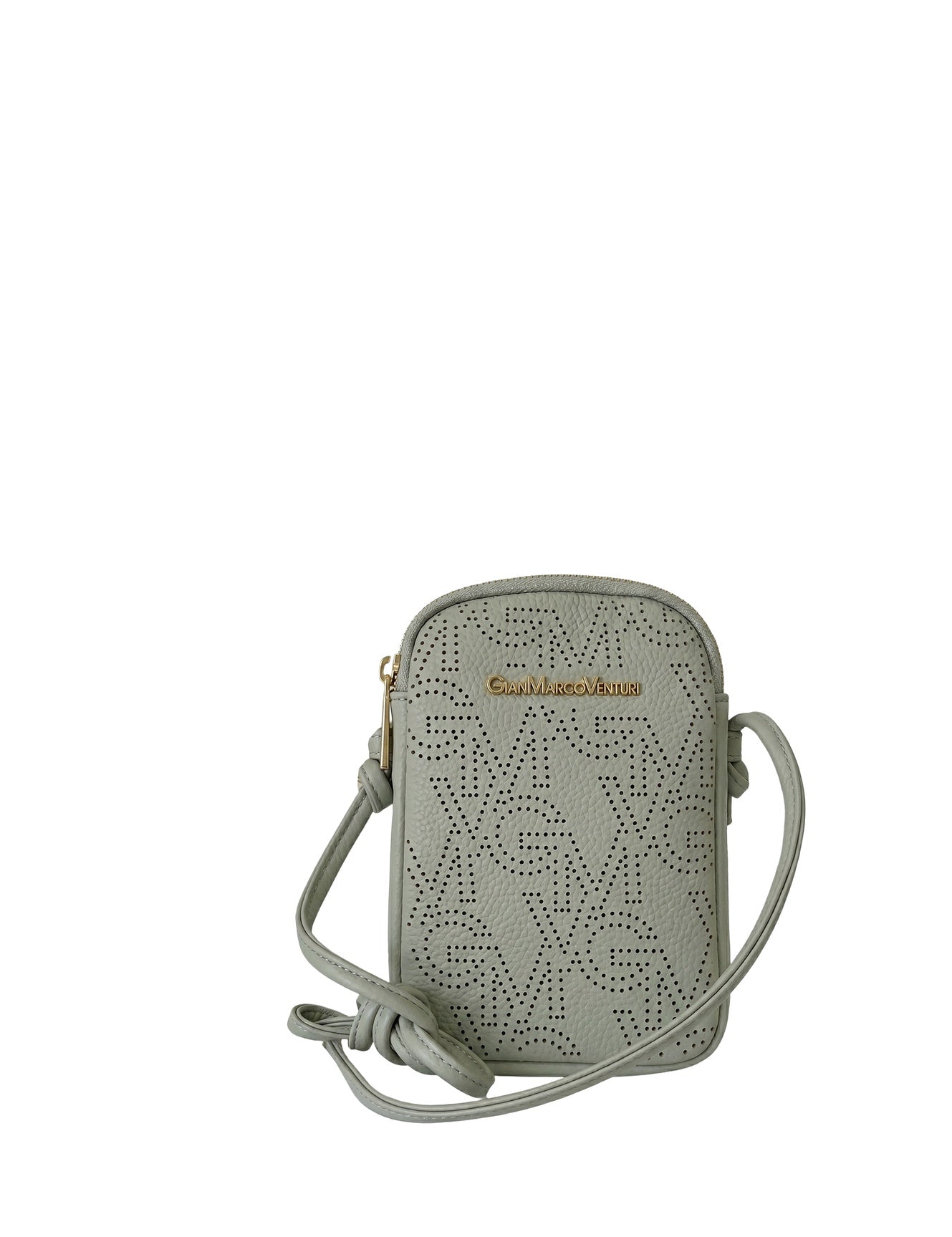 Borsa a tracolla in Pelle Vegana Verde GianMarco Venturi