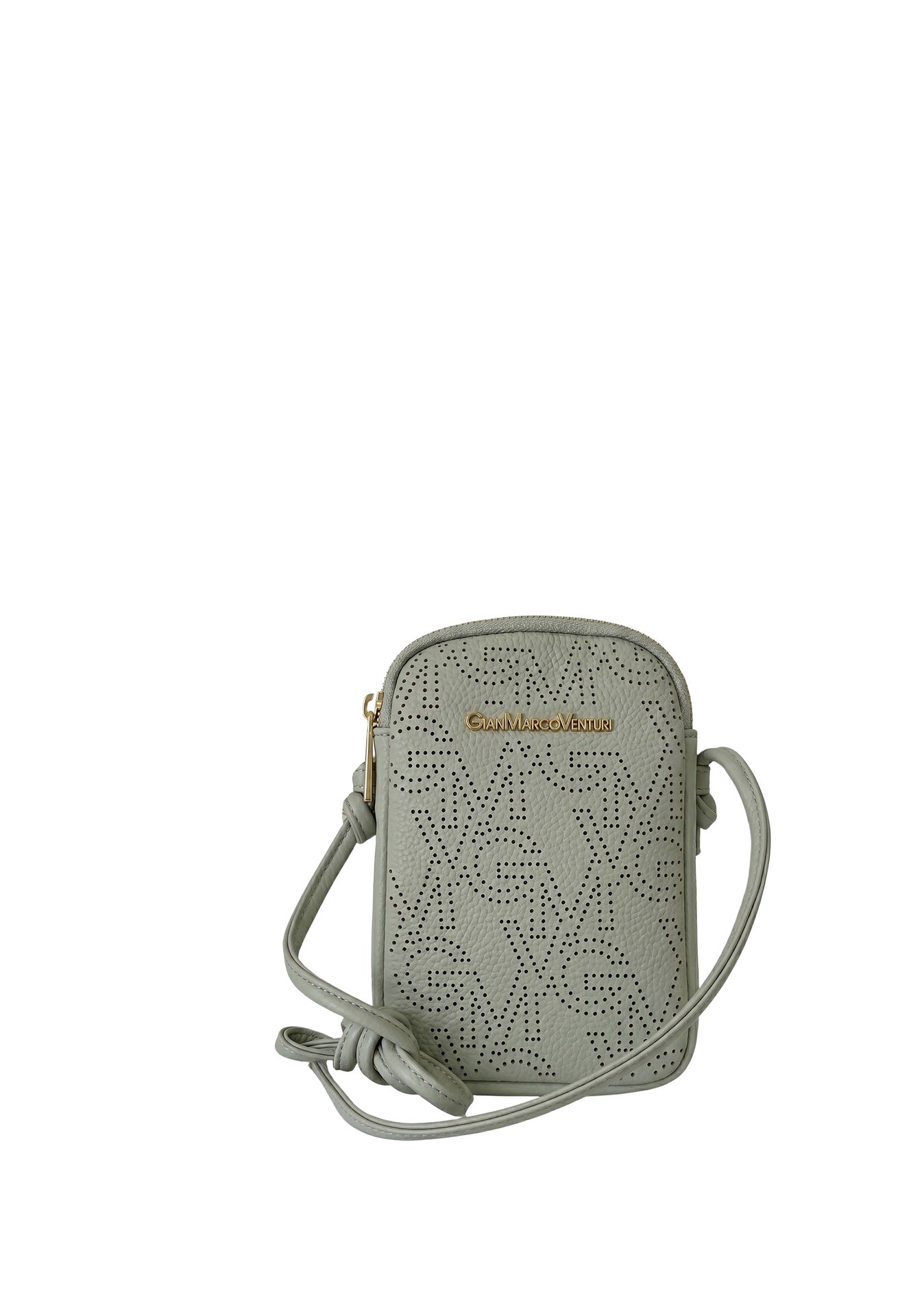 Borsa a tracolla in Pelle Vegana Verde GianMarco Venturi