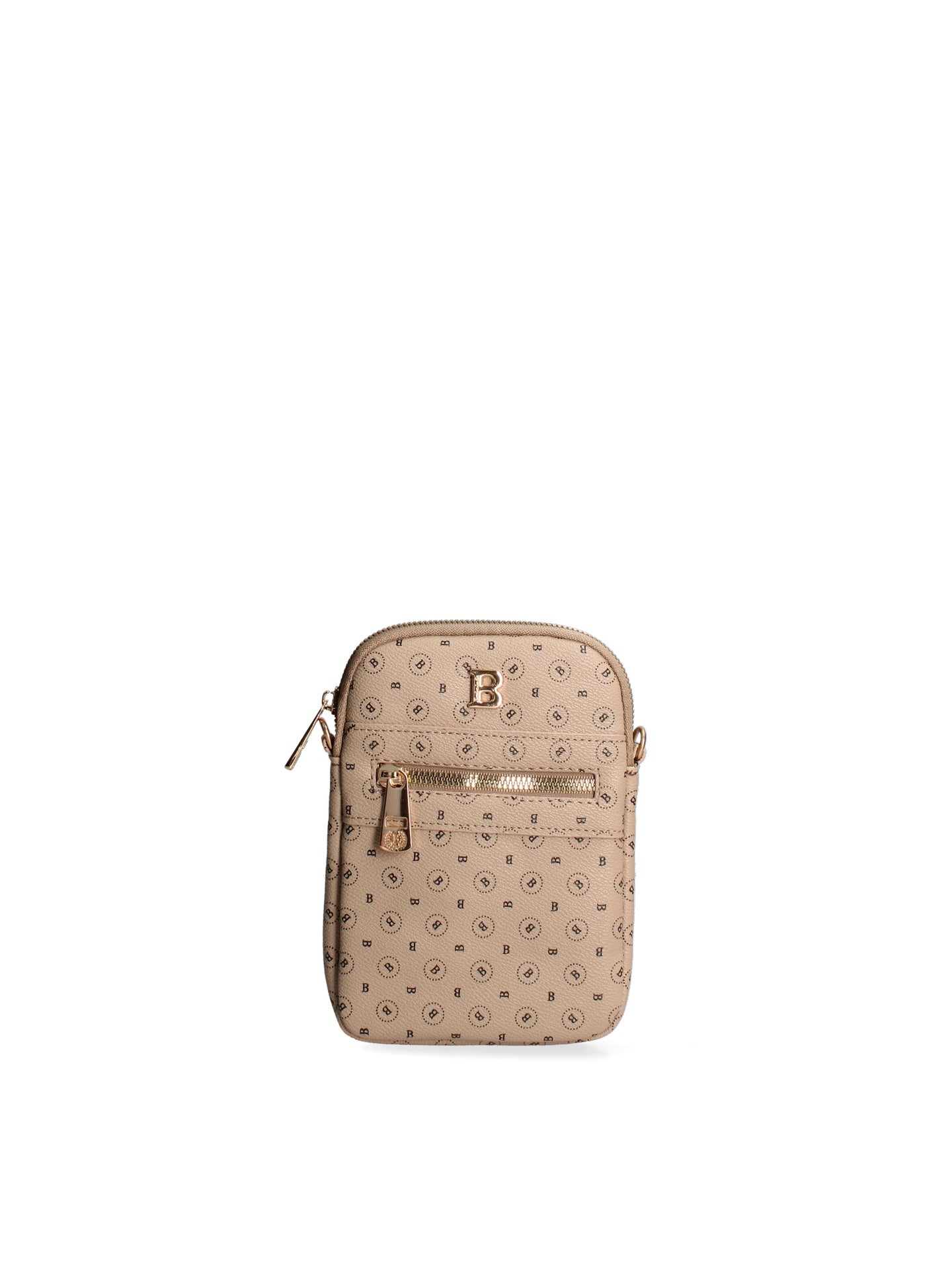 Borsa a Tracolla in Polyurethane Beige