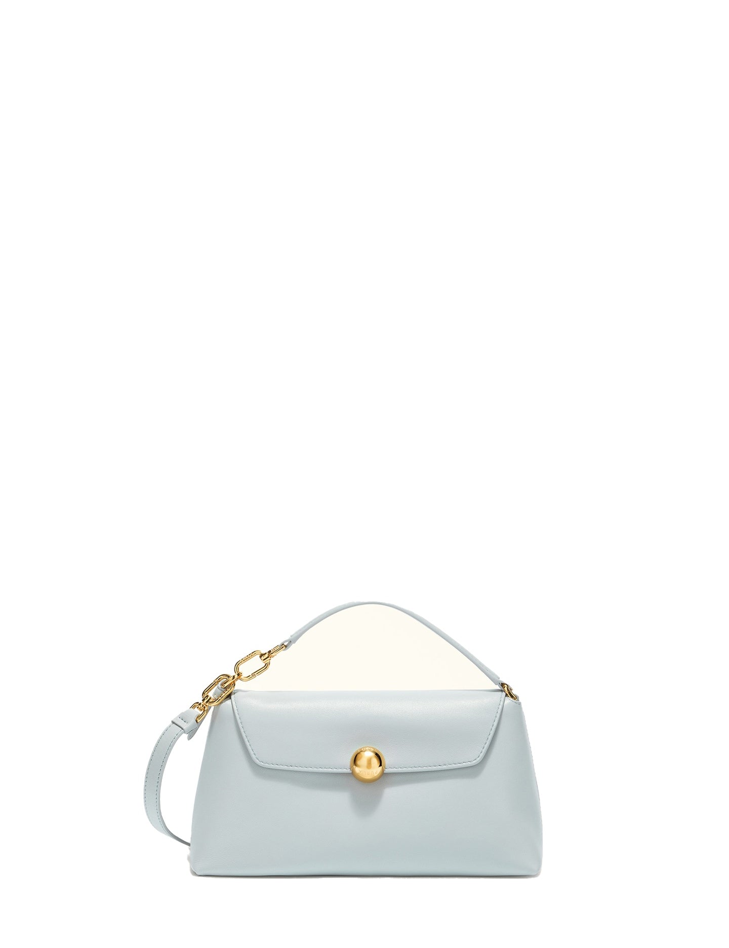 Borsa a Mano in Vera Pelle Celeste Furla