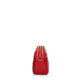 Sac à bandoulière en cuir véritable rubis