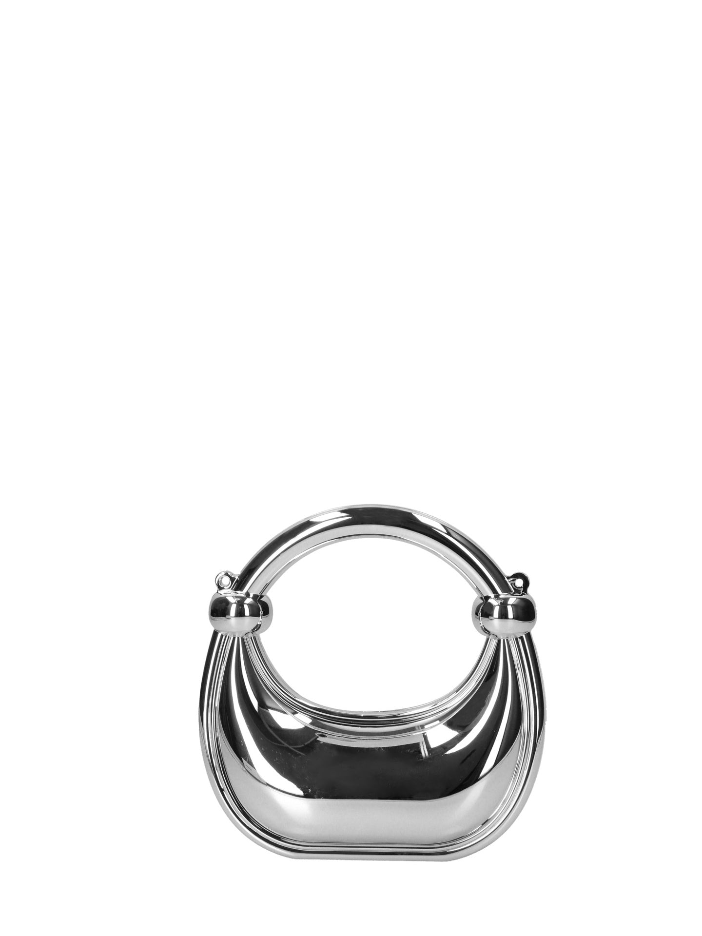 Borsa a Tracolla in Pvc Argento Chiara Ferretti