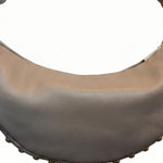 Borsa a Tracolla in Dollaro Leather Beige Scuro