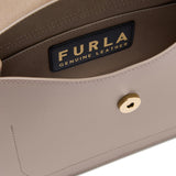 Borsa a Mano in Pelle Ruga Taupe