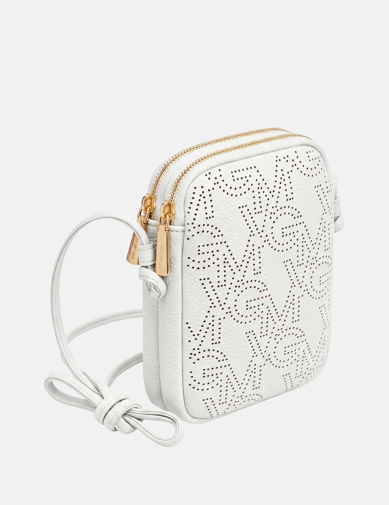 Borsa a tracolla in Pelle Vegana Bianco