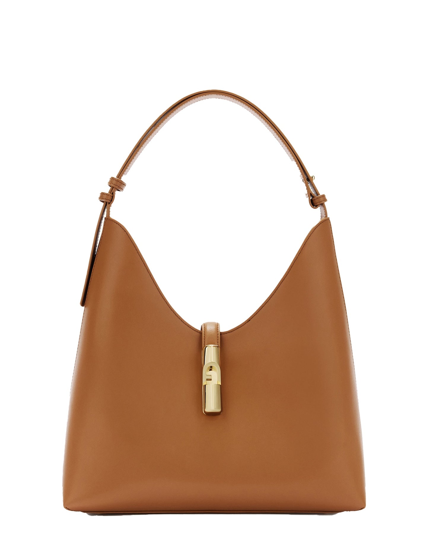 Borsa a Spalla in Pelle Ruga Cuoio Furla