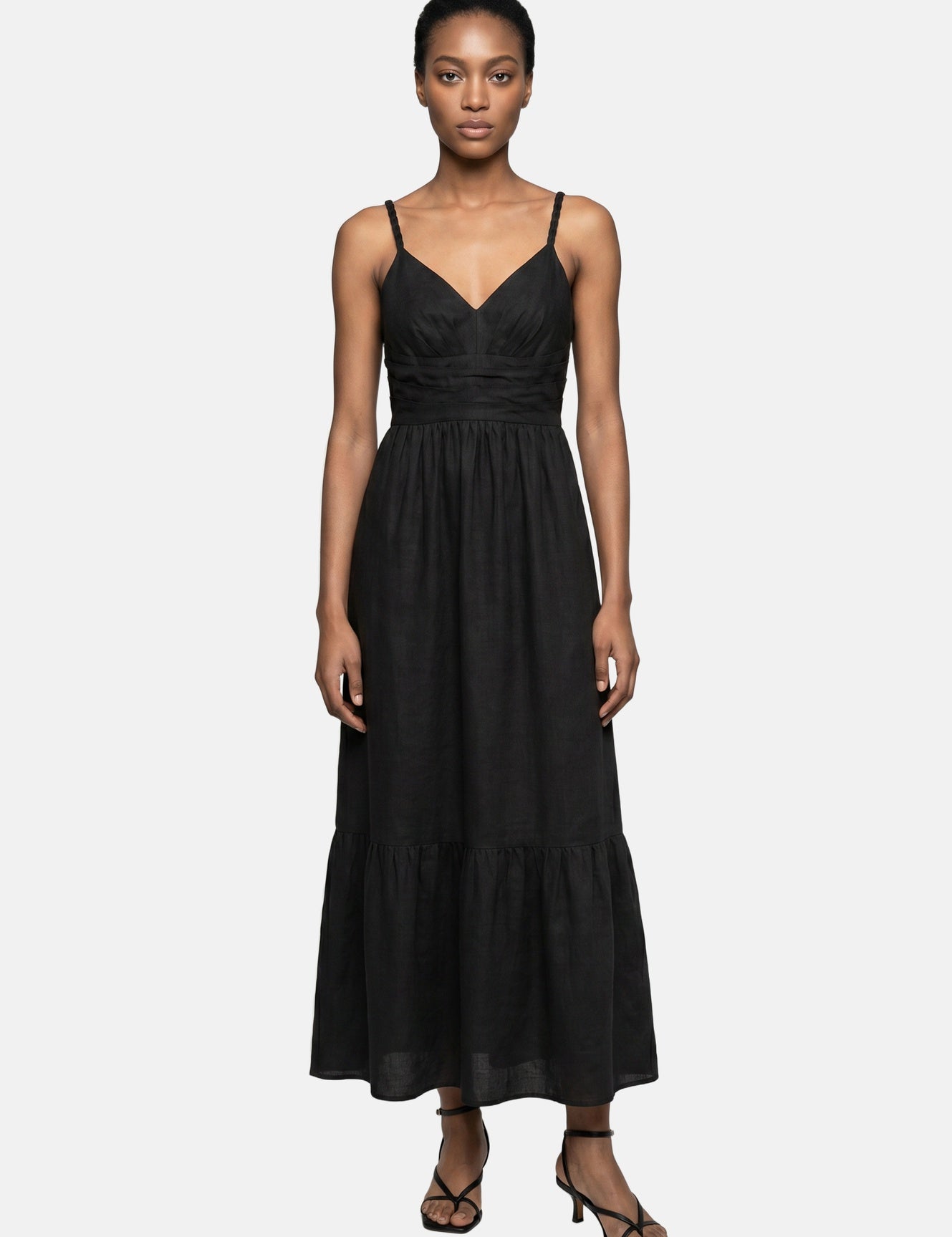 Vestito in Viscosa Nero Roberta Rossi