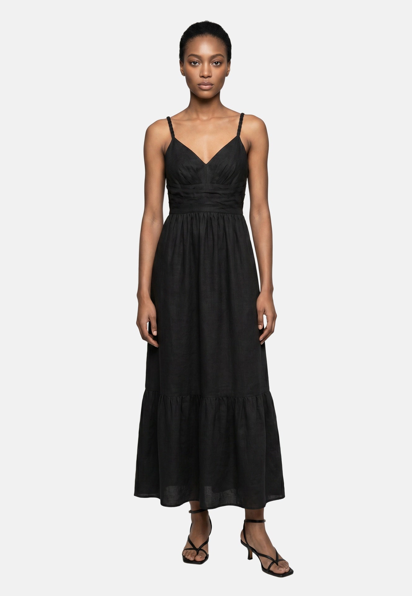 Vestito in Viscosa Nero Roberta Rossi